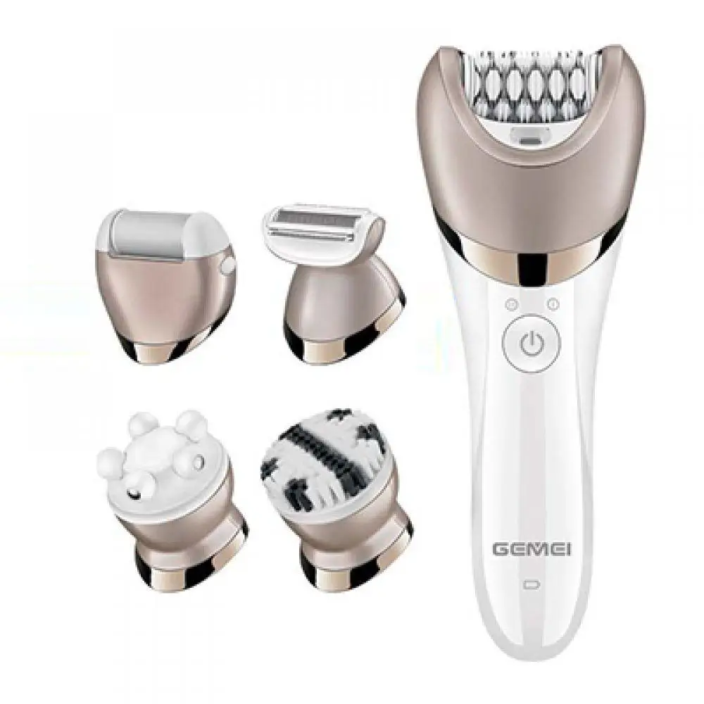 

5in1 washable women epilator electric female trimmer facial hair remover chin lip depilatory lady shaver women razor depilation