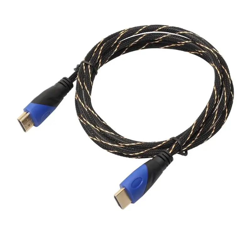 Новый плетеный кабель 720P/1080P 1 м 15 HDMI для PS3/PlayStation 3/Xbox 360/HDTV штекер 4 V1.4 AV HD 3D
