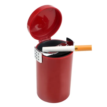 

Storage Cup Holder Cigarette Smoke Holder Cigar Ash Tray Interior Accessories Car Ashtray Smoke Ash Cylinder Auto Trash Bin