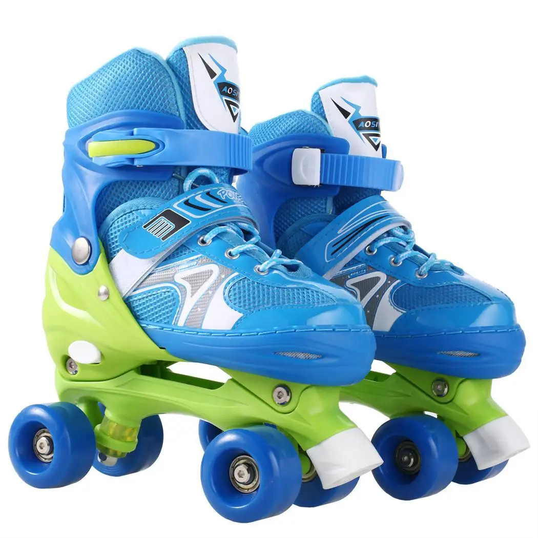 

ANCHEER New Unisex PP and PVC Wheel Indoor Outdoor Roller Children Tracer Adjustable Double Row Skate