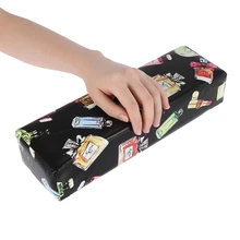 4 вида мягкой искусственной кожи для дизайна ногтей подушки для рук для отдыха рук маникюрный салон подставки для рук Подушка для лечения салонные аксессуары