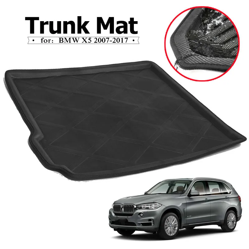 

Car Trunk Mat Tailgate Cushion Rear Trunk Liner For BMW X5 2007-2017 Tail Box Mat Trunk Mat