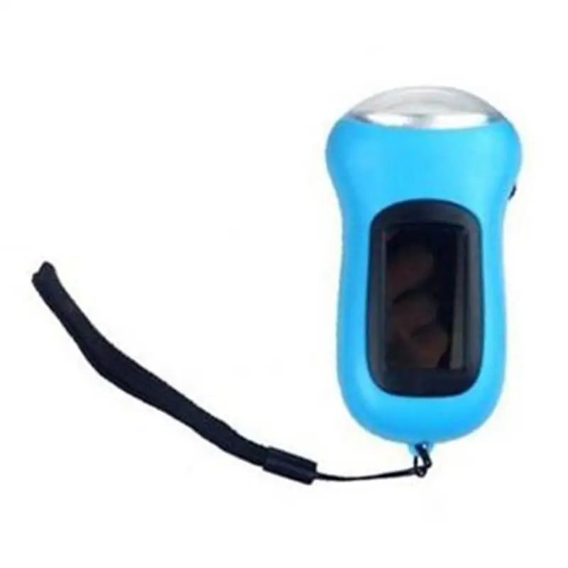 

Hand Crank Flashlight Solar Charging Portable Outdoor Camping Rechargeable LED Flashlight Light Camping Equipment