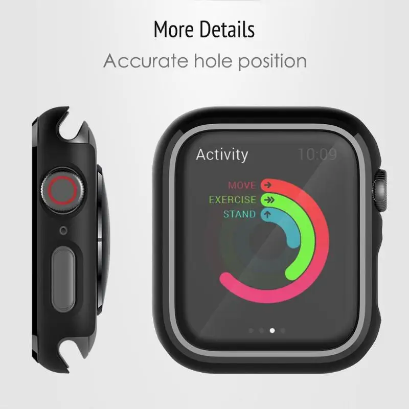 Твердый защитный чехол ALLOYSEED из поликарбоната для Apple Watch iWatch серии 4 40 мм 44 смарт