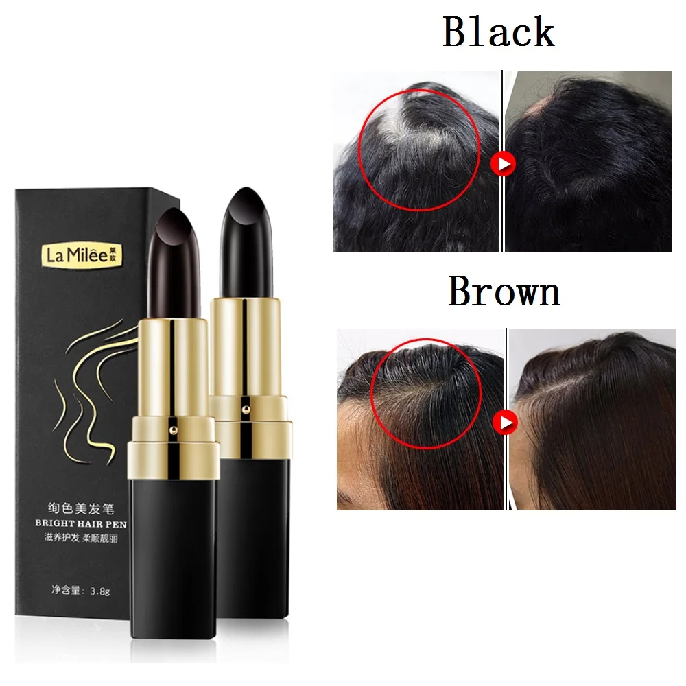 

Portable Instant Fast One Time Hair Dye Modified Cream Hair Color Repair Pen TemporaryHair Shadow Dye Kit TSLM1