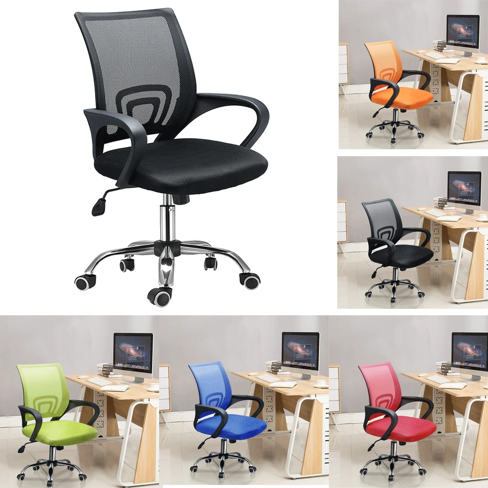 Office Computer Mesh Chair Simple Revolving Swivel Chair Dorm Staff Seating Office Chair