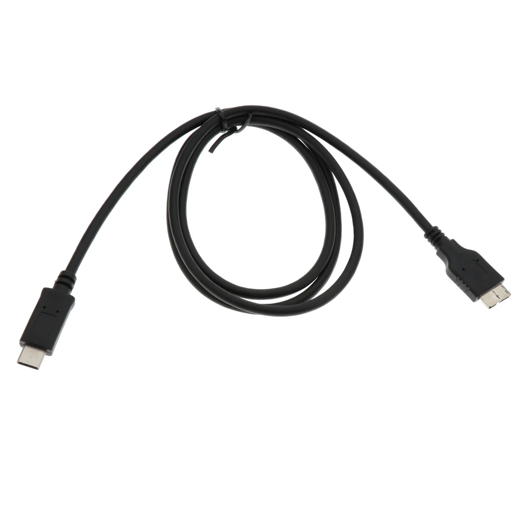 USB 3 1 Type C USB-C Male to 0 Micro-B Мужской зарядный кабель для передачи данных черный |