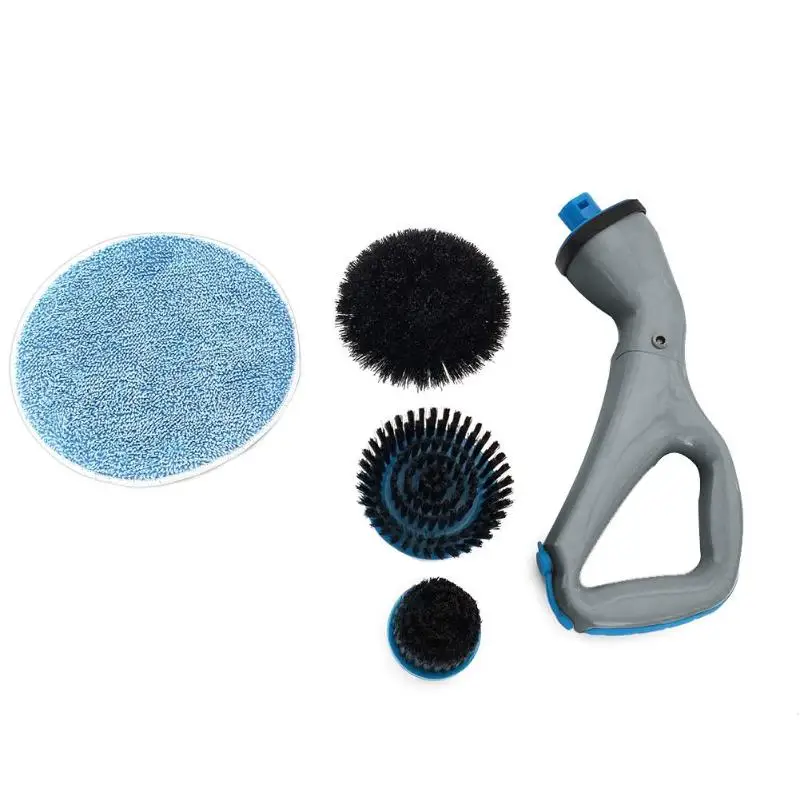 

4pcs/set Cordless Hurricane Muscle Scrubber Electrical Cleaning Brush with Brush Heads Bathroom Kitchen Surface Bathtub Shower