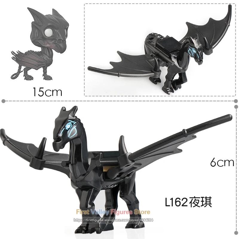 

LegoINGly Harri Potter Action Figure Magical Creatures Thestral Dumbledore Voldemort Building Blocks Kids Toys for Children L162