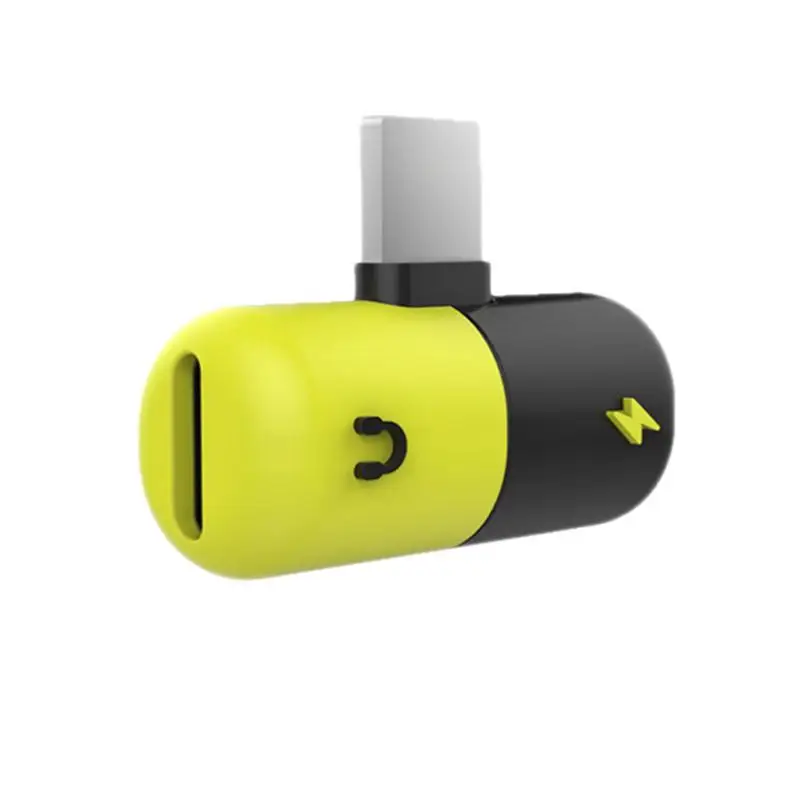 Koop Capsule Lightning Adapter Opladen Audio Praten 3 in 1 Oplader voor iPhone 7 8 Plus X Jack naar Oortelefoon AUX kabel