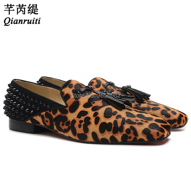 studded slip on loafers