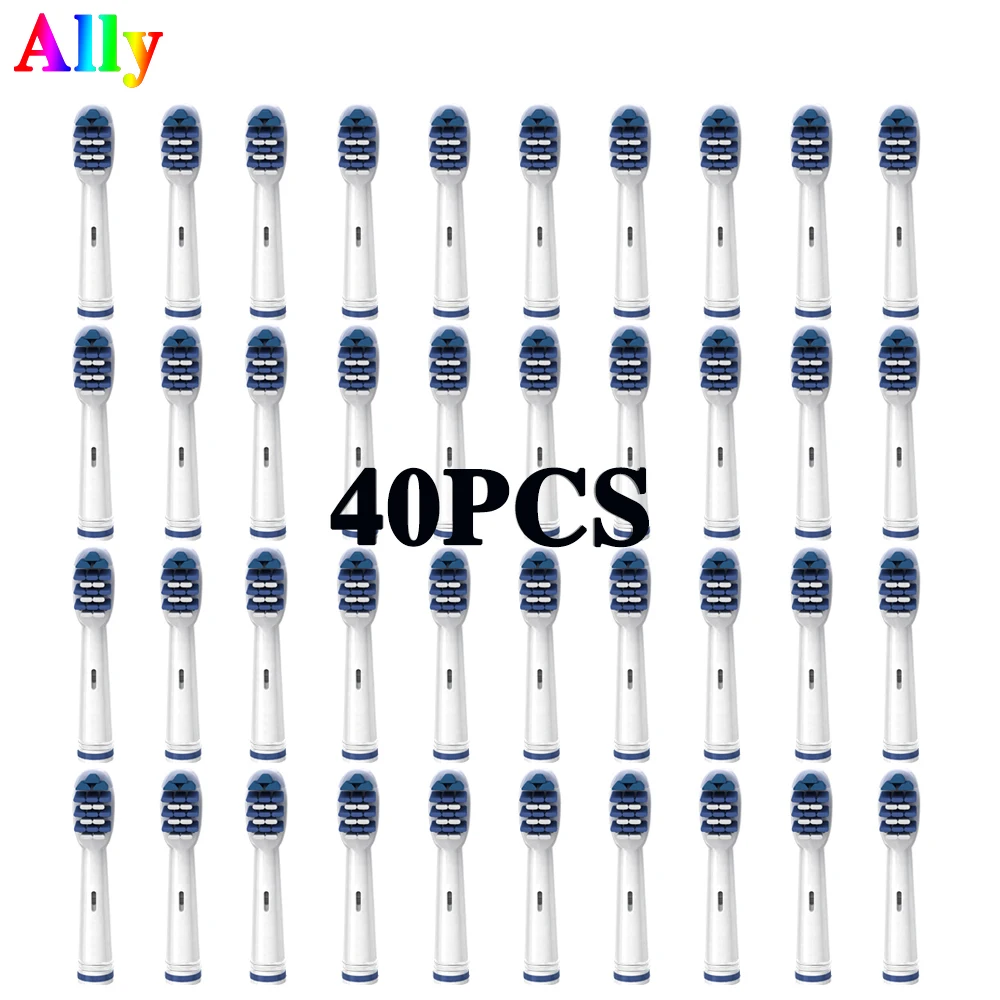 

40PCS EB30 Electric Toothbrush heads Deep Sweep Replacement Brush Heads For Braun Oral B Triumph Vitality D36 Toothbrush Heads