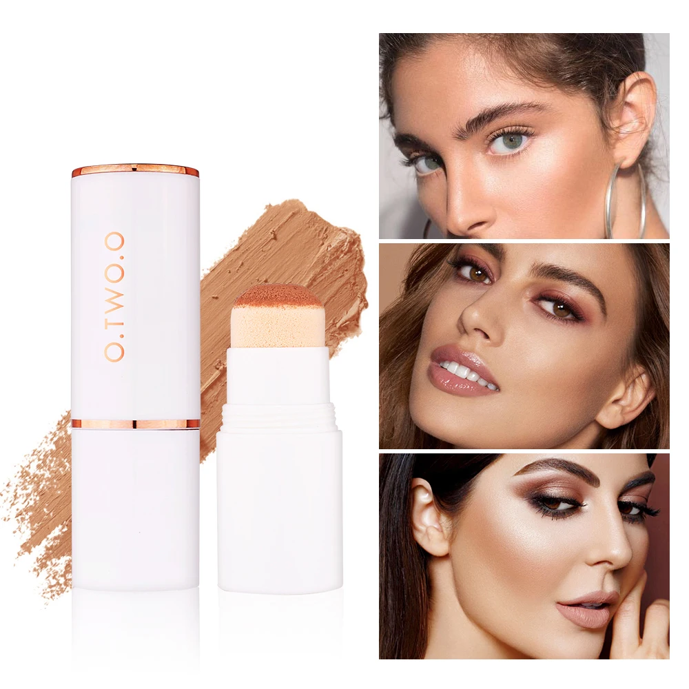 

O.TWO.O Base Makeup Concealer Stick Moisturizing Lasting Face Natural Air Cushion Foundation Makeup Cover Brighten Skin TSLM1