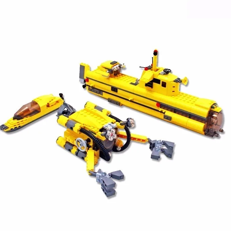 

Lepin Block 24012 Originality Change Series Water Explore Yellow Submarine Spelling Insert Plastic Building Blocks Toys 673pcs