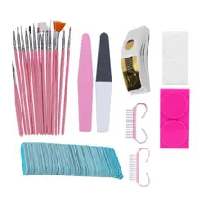 Маникюрные Щетки Набор для дизайна ногтей держатель для ногтей механизированная пилка для ногтей удлинитель для ногтей кисть для маникюра для новых начинающих 4