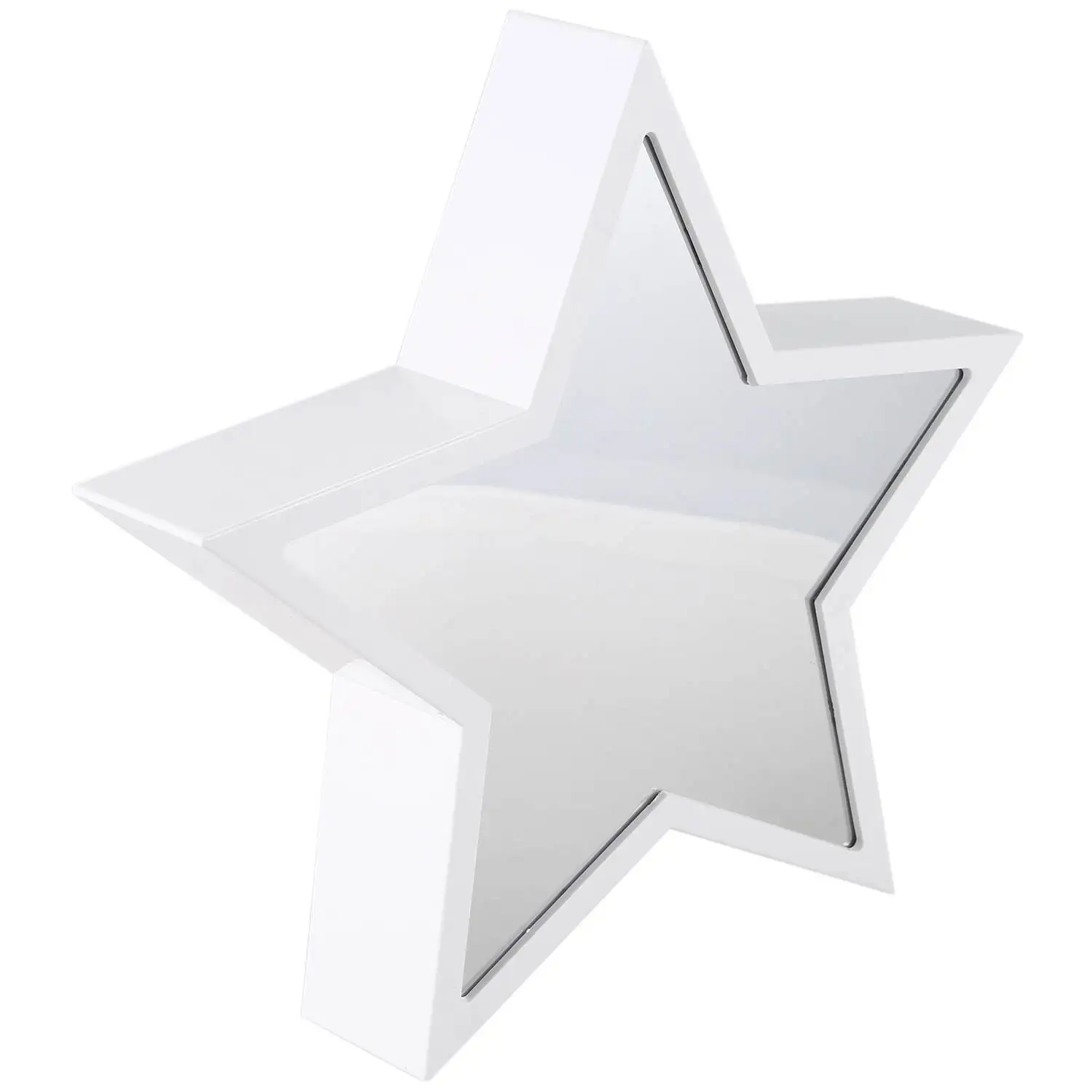  WSFS Hot New 3D Creative Stars Cute Night Light Led Decor Lamp Novelty Mirror For Kids Baby Good Gi - 32958780855