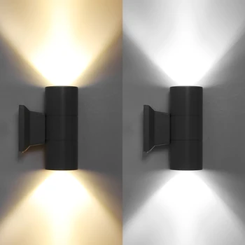 

Mordern Up Down Dual-Head COB 20W LED Light AC 85-265V Outdoor Led Wall Light Waterproof IP65 Wall Lamp Porch Light Decoration