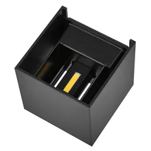 Квадратный куб поверхностного монтажа светодиодный настенные светильники 6 W 9 W 12 W радар движения Сенсор светодиодный настенный светильник Внутреннее и наружное освещение затемнения 85-265 V