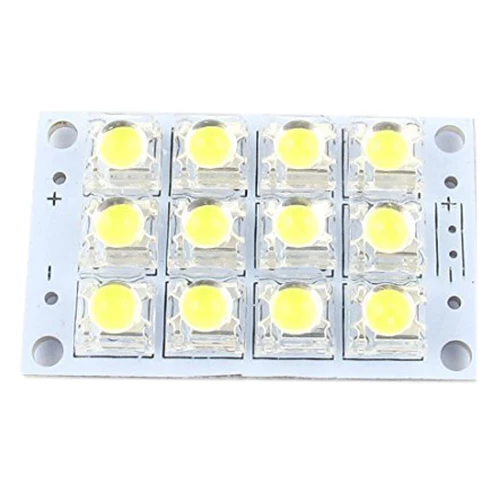 

WSFS Hot New DC 3V 5V 12 LED Super Bright White Piranha LED Circuit Board LED Lights Light Yacht LED Panel Lights
