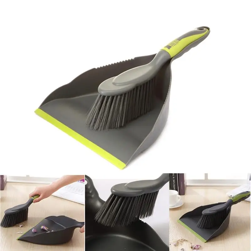 

Mini Table Top Keyboard Brush With Dustpan Small Broom Set Stool Cleaning Brush For Home Cleaning Supplies