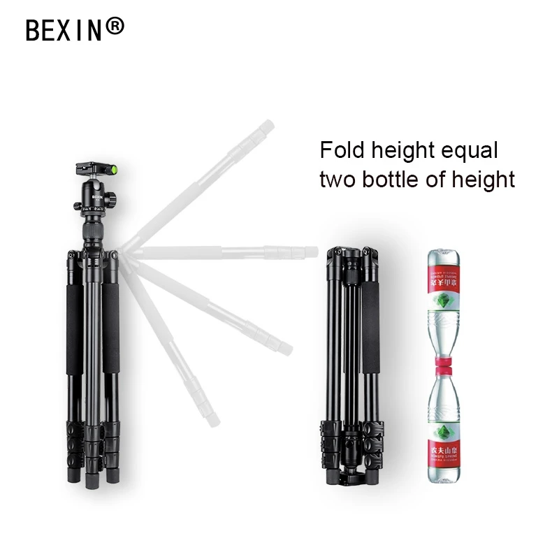Bexin Ta284 + K36 Профессиональный алюминиевый штатив портативный дорожный компактный