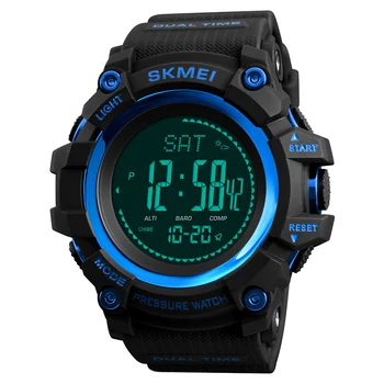 

SKMEI Muiti-function Waterproof Sports Mens Watch Altimeter Pressure Weather Compass Military