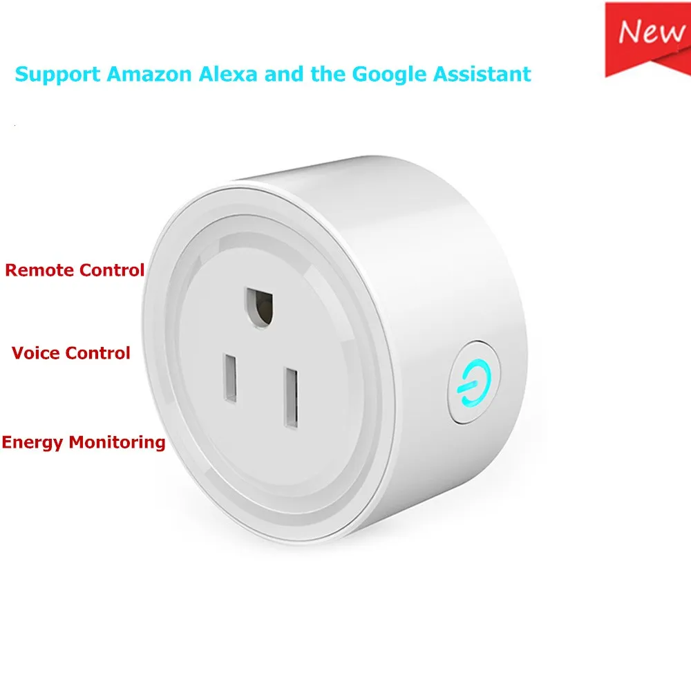 

Alexa Voice Timing Wireless WiFi Smart Socket Mobile APP Remote Control Plug