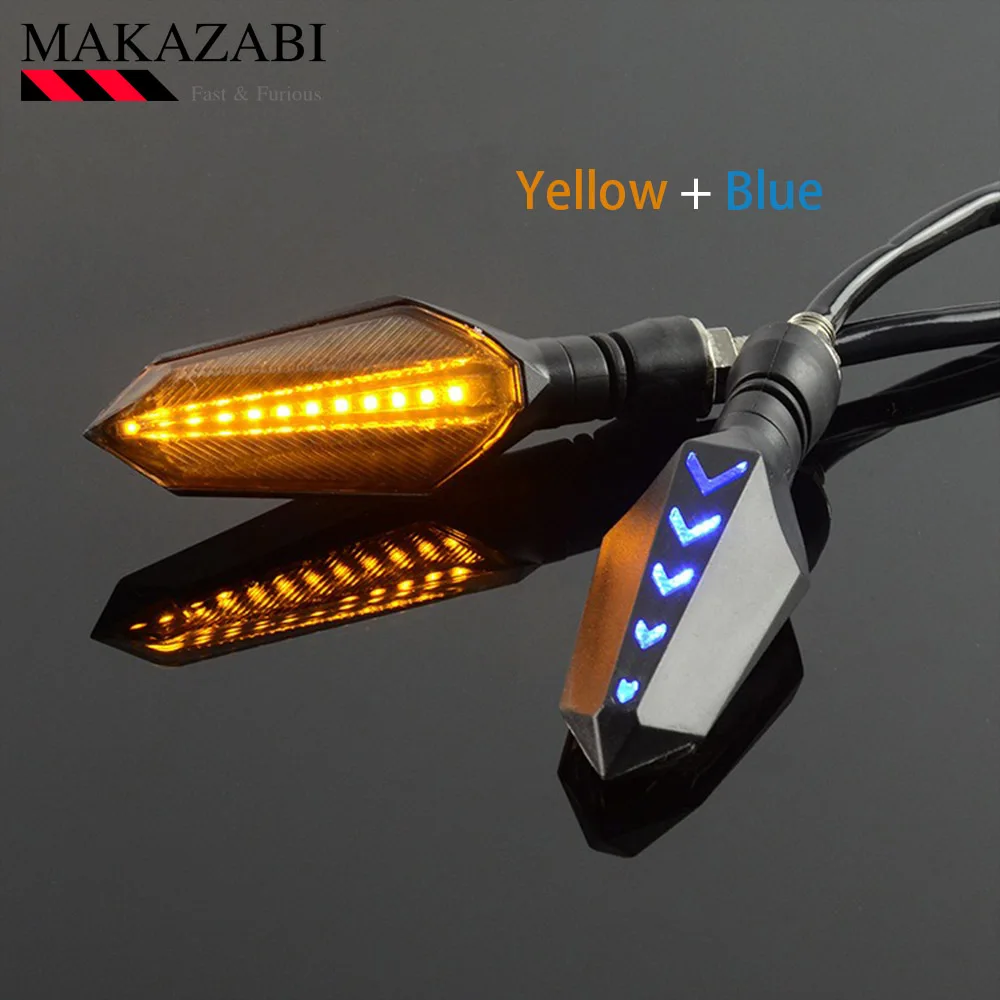 Мотоциклетные поворотные сигнальные огни LED мигалки лампы для KAWASAKI zzr1400 Спорт