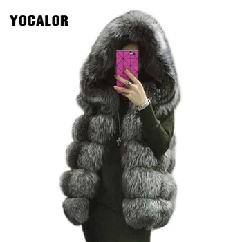 

2018 Plus Size Faux Fox Mink Fashion Fur Coats For Winter Female Coat Women Short Glasses Rabbit Autumn Jacket Furry Fake Hat