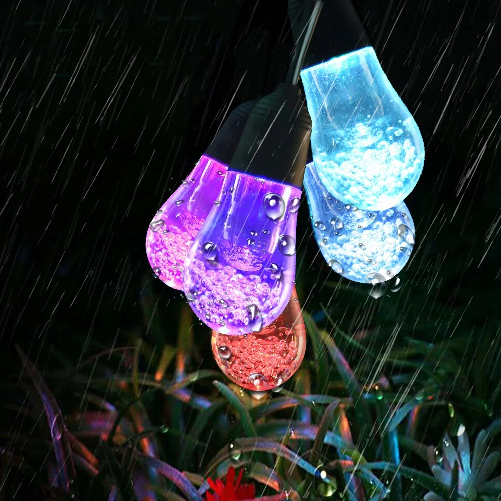 

Street 5.3m 12LED Solar String Light Waterproof Lamp String for Holiday Christmas Decoration guirlande lumineuse exterieur