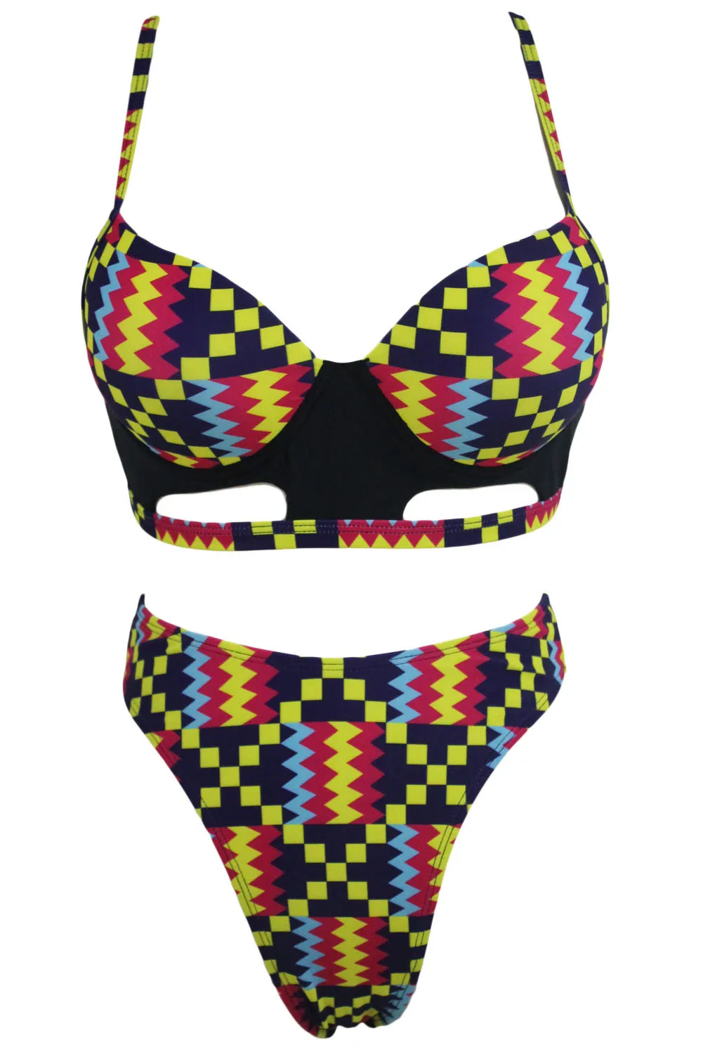 

New 2017 Sexy Women Big Girl Push up Bikini Set Bandage Swimsuit Swimwear Beachwear Suit