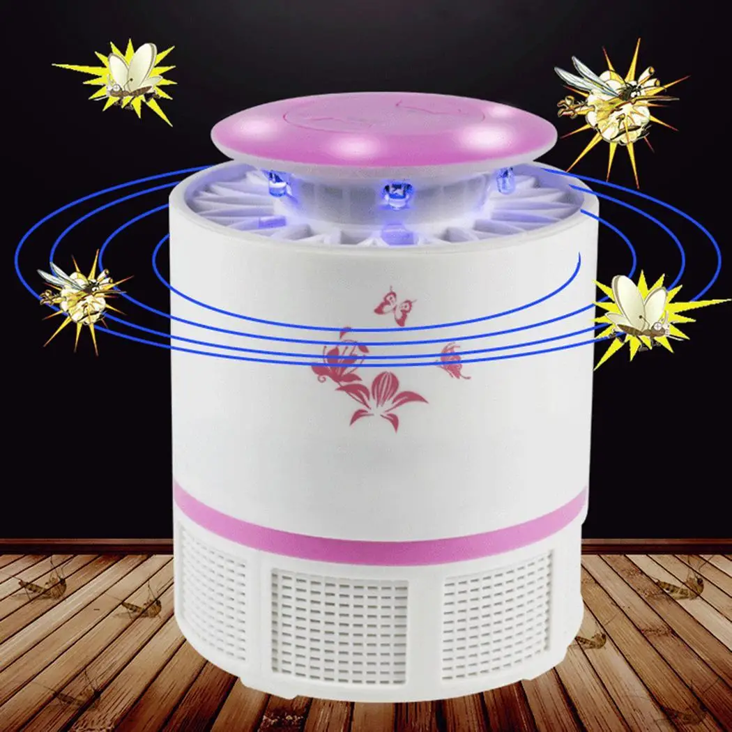 USB Electronic LED Mosquito Killer Light Safety Trap Insect Killing Lamp For Living Room Bedroom Kitchen Night | Дом и сад