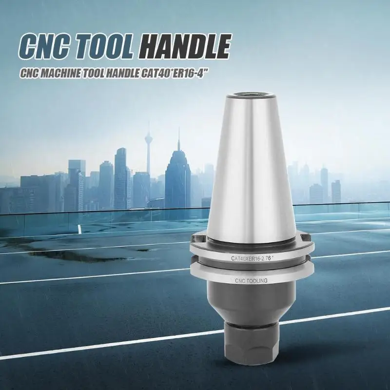 

CAT40 ER16 Precision Tool Holder CNC Machining Collet Chuck Pull Stud Shank