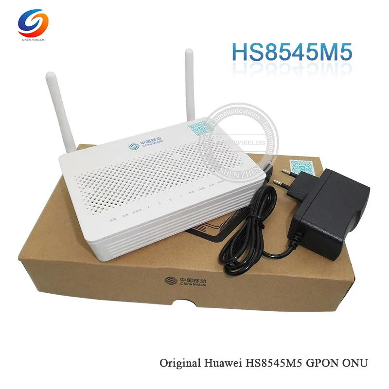 

Original new Hua Wei GPON ONU ONT FTTH Fibra Optica HS8545M5 GPON Router 1GE+3FE+1TEL+USB+Wifi Mini Size English firmware
