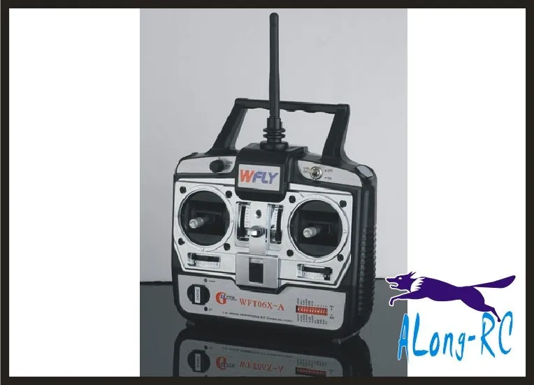 

free shipping sell RC airplane model hobby/ spare part WLFY radio 2.4G 6ch transmitter and 6CH recivers WFT06X-A