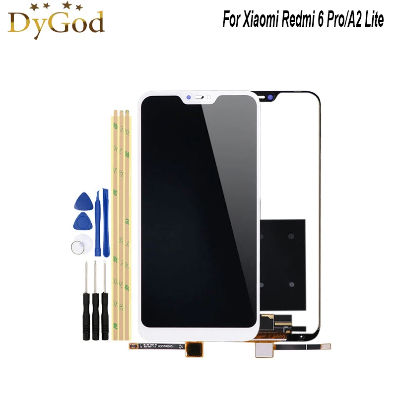 

DyGod For Xiaomi Mi A2 Lite LCD Display and Touch Screen Digitizer Assembly Replacement with Tools For Xiaomi Redmi 6 Pro