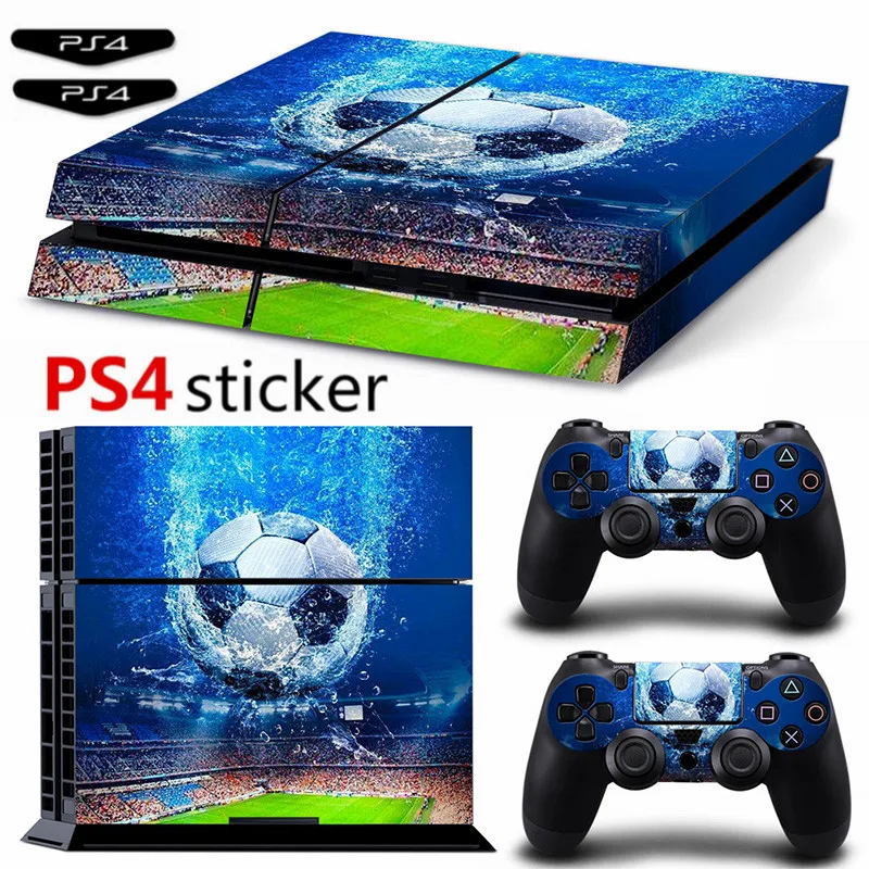 

Football Ps4 Sticker Vinyl Cover Decal PS4 Skin for PS4 Console and 2 Controllers