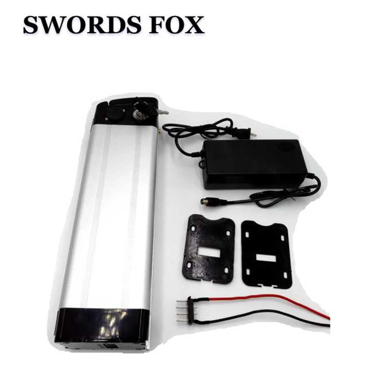 

Electric bike Battery 36v 10ah Lithium ion Battery 36v 9ah top discharge bottom Discharge Silver Fish Ebike Battery