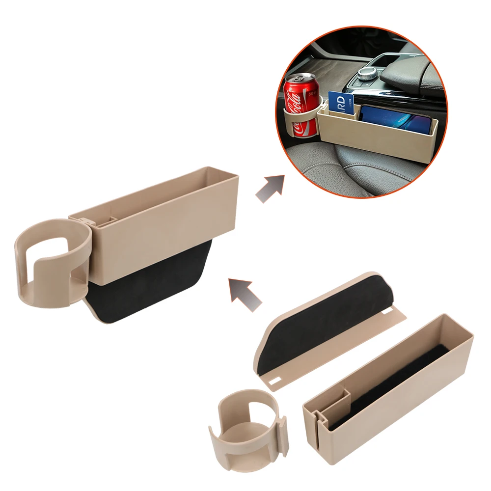 YOSOLO Car Organizer Storage Box Drink Holder Stowing Tidying Car-styling For Phone Pad Card Coin Case Universal Auto Gap Pocket YOSOLO Car Organizer Storage Box Drink Holder Stowing Tidying Car-styling For Phone Pad Card Coin Case Universal Auto Gap Pocket