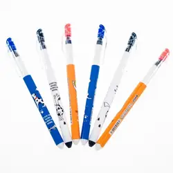 3 шт стираемая гелевая ручка черные, голубые чернила простой Стиль оболочка для ручки высокое качество канцелярские принадлежности для