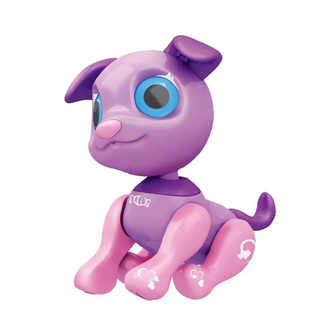Rechargeable  Smart Touch Music Interactive Communication action Cartoon Animal Kids Dog RC Robot dog Toy