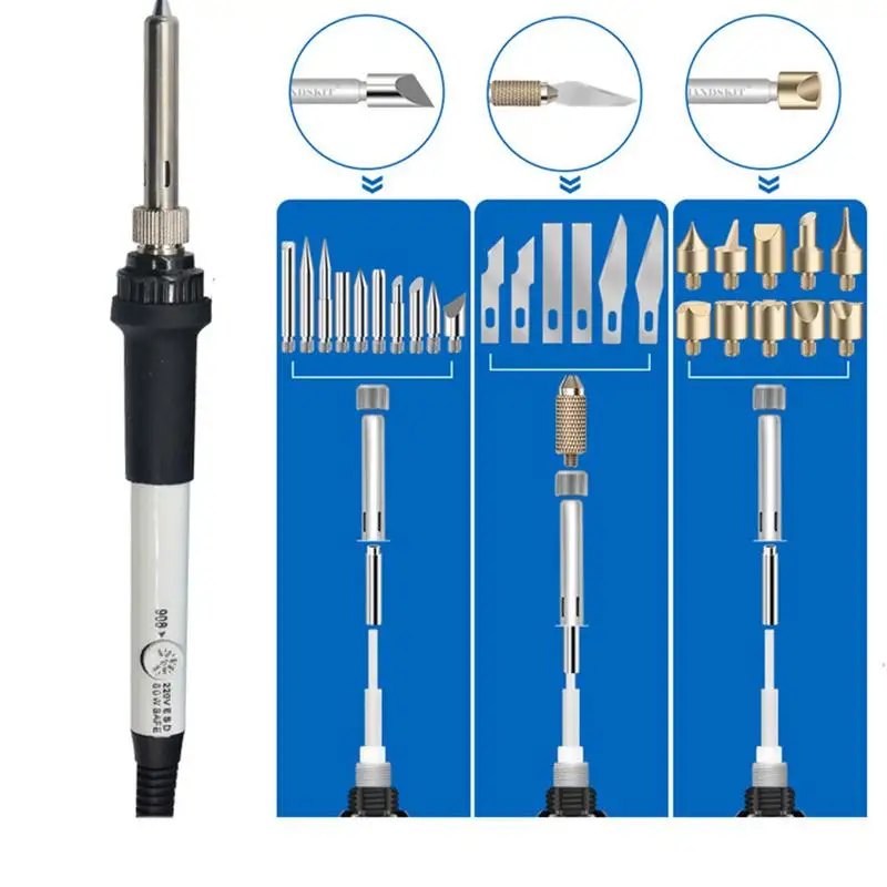 71 sets of adjustable temperature soldering iron set Engraving and painting soldering tools Color lead soldering iron set 71 sets of adjustable temperature soldering iron set Engraving and painting soldering tools Color lead soldering iron set