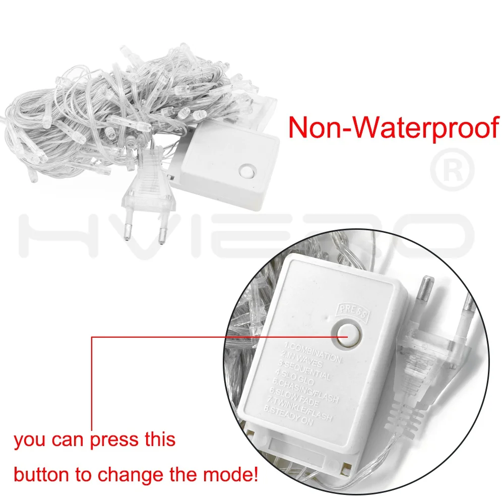 10M 100 LED String Decoration Light Multicolour Outdoor for Party Wedding Christmas Garden lights 220V/110V 8 Display Modes 10M 100 LED String Decoration Light Multicolour Outdoor for Party Wedding Christmas Garden lights 220V/110V 8 Display Modes