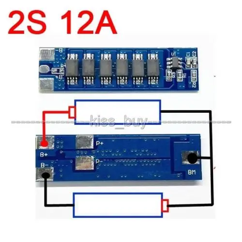 2S 12A PCB BMS Защитная плата для 18650 литий ионных батарей 7 4 В 8 В|protection board|18650 protection
