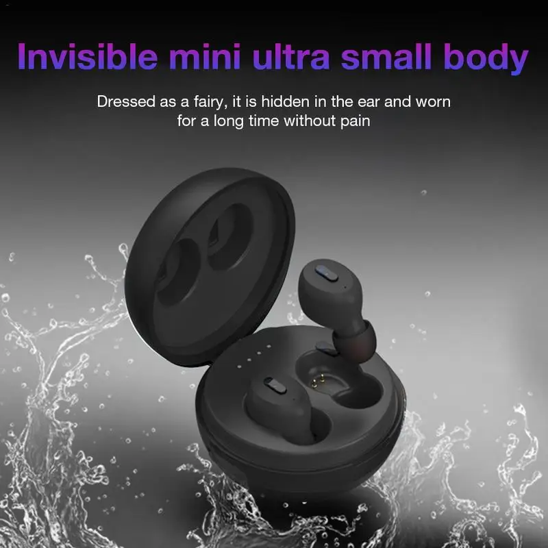

True Wireless True Wireless Earphone Stereo Earplug IP68 Waterproof Sport Headset With Charging Bin For IOS Android Smart Phone