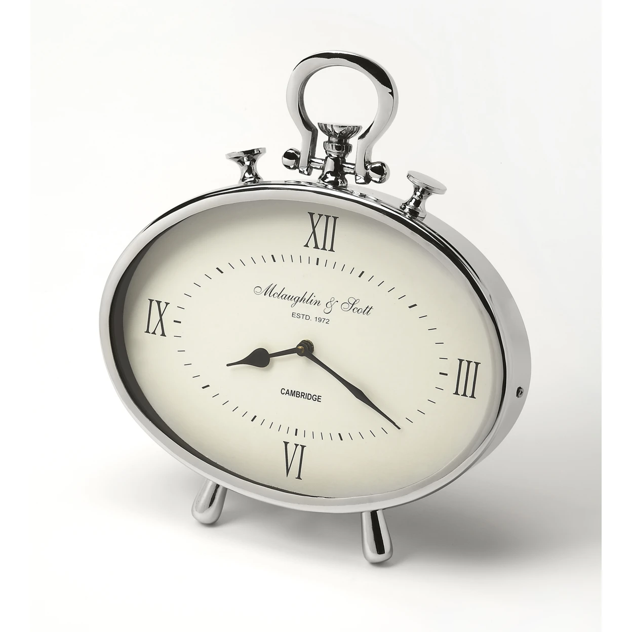 Butler Leah Oval Desk Clock |