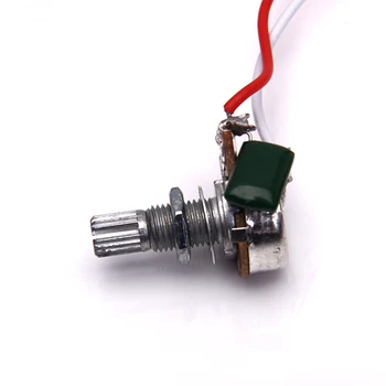 

Guitar Circuit Wiring 3 Box Toggle Pickup Selector 3WBT/1V/1T/1J 2-500K Pot