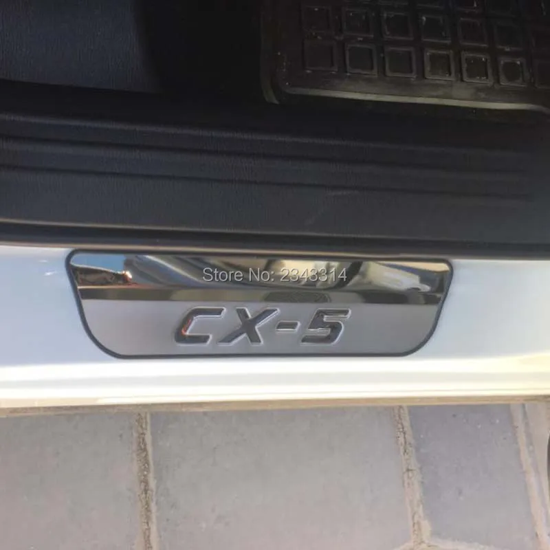 Для 2014 2017 2018 Mazda CX 5 CX5 KE KF Защитная Накладка на порог из нержавеющей стали защитная