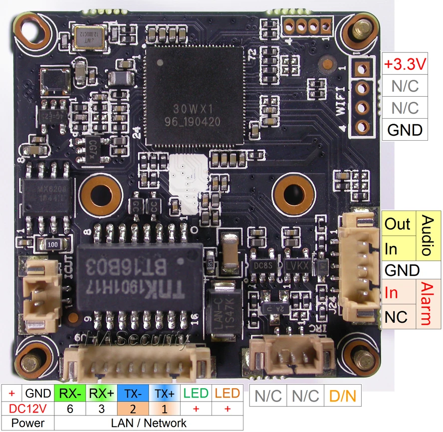 IPC 1080P 1/2.7 &quotSmartSens SC2235 CMOS датчик 30WX (XM530/ IPC530) CCTV IP камера Модуль платы блока