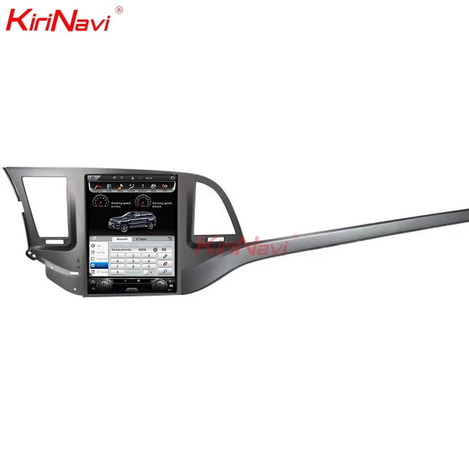 Cheap KiriNavi Vertical Screen Tesla Style 10.4" Android 8.1 Car Radio For Hyundai Elantra Auto GPS Navigation Car Dvd Player 2016+ 4G 3
